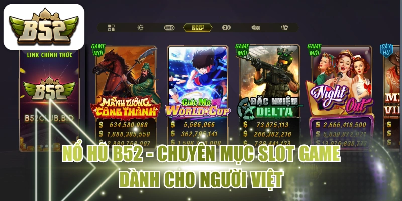 Nổ Hũ B52 - Chuyên Mục Slot Game Dành Cho Người Việt
